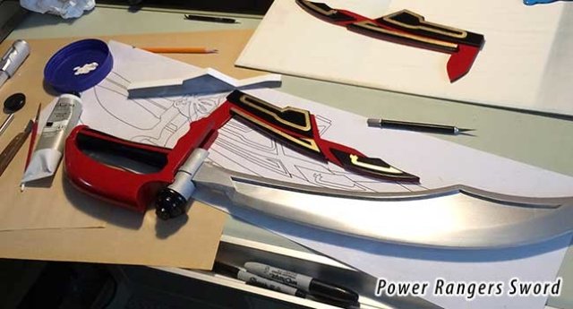 Power Rangers sword for costume